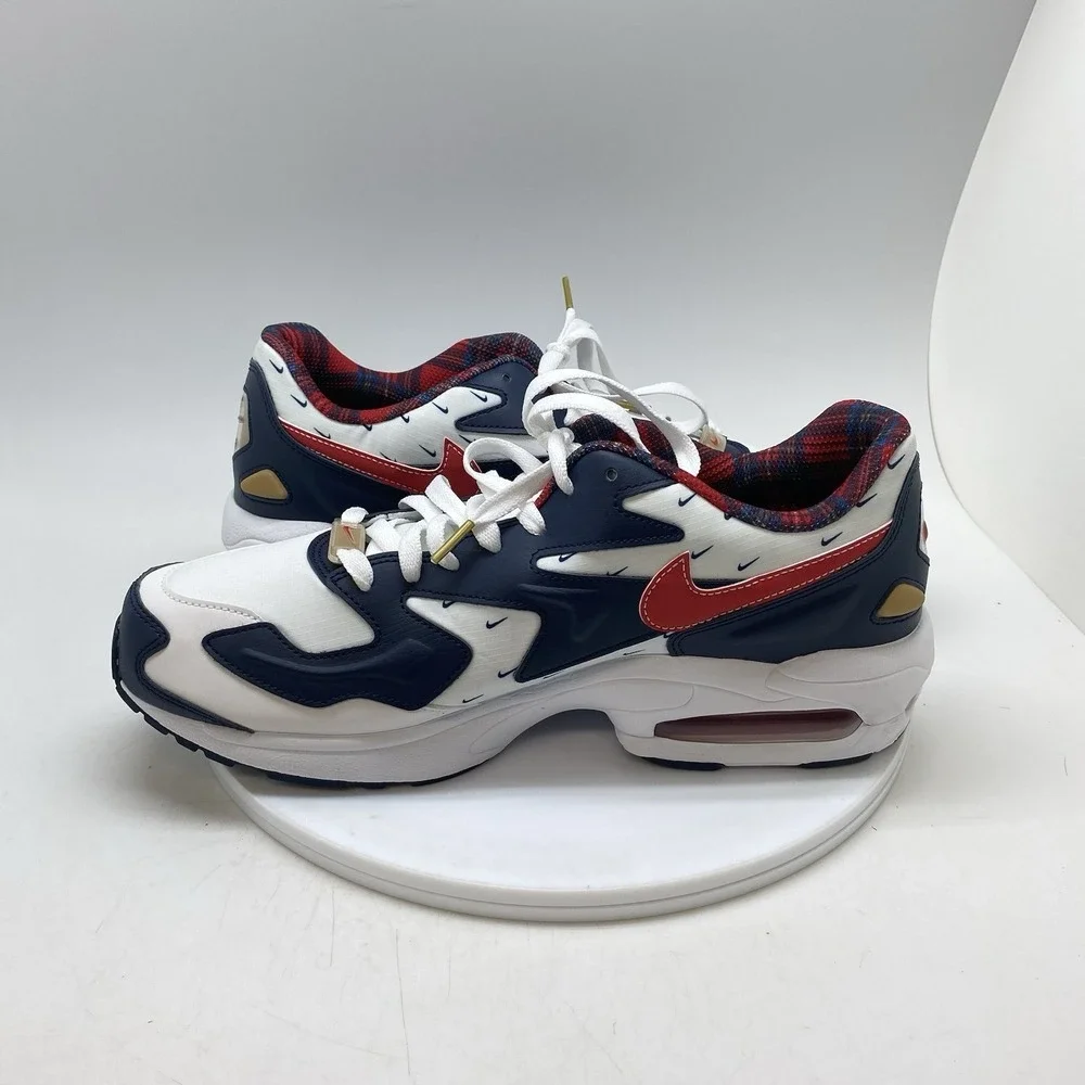 Nike Sneakers Mens 10.5 Air Max 2 Light USA CK0848-100 White Athletic Shoes